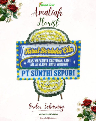 Papan Bunga Duka di Barumun