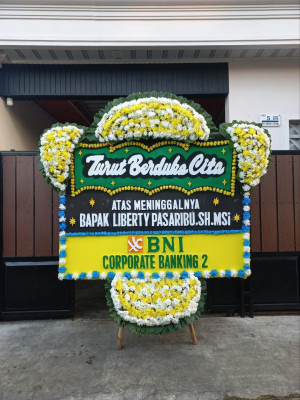 Papan Bunga Duka di Barumun