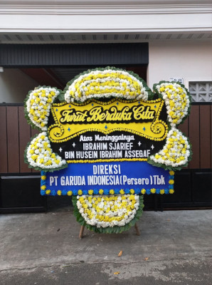 Papan Bunga Duka di Barumun