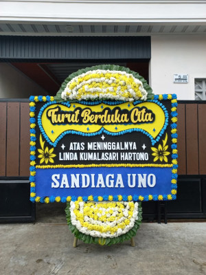 Papan Bunga Duka di Barumun